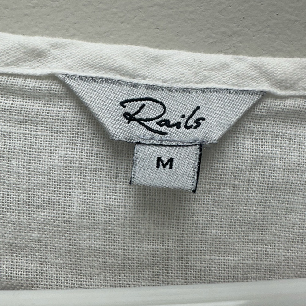 Rails White Sleeveless Midi Dress - Picture 5 of 7